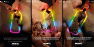 Absolut Kiss with Pride Campaign