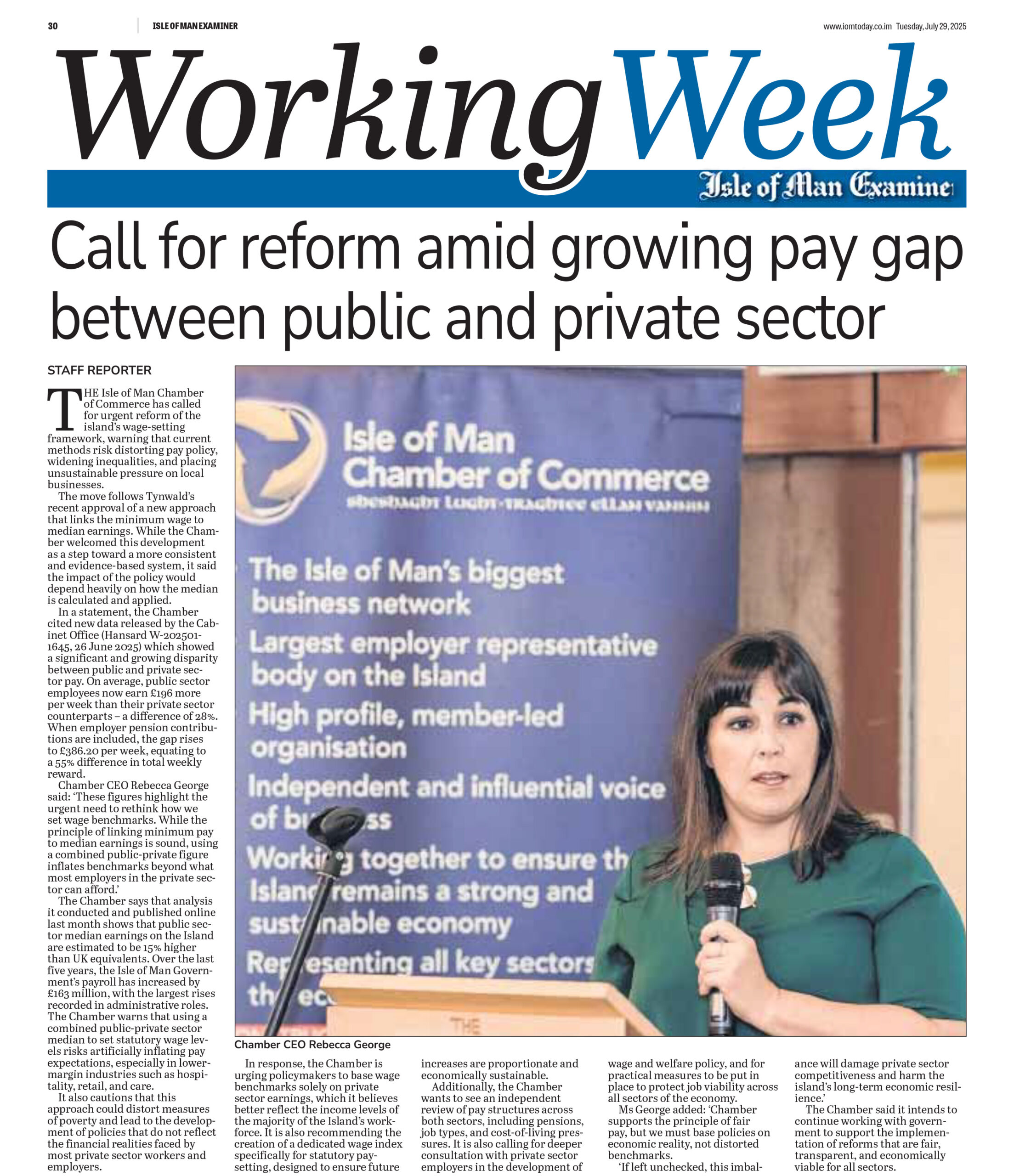 Examiner - Working Week - pg 30 - July 29th 2025
